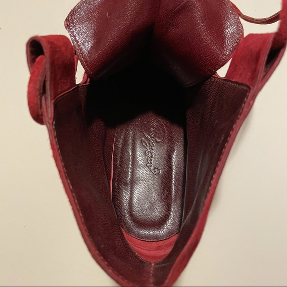 Burgundy Booties by Rachel Comey - Picture 4 of 4